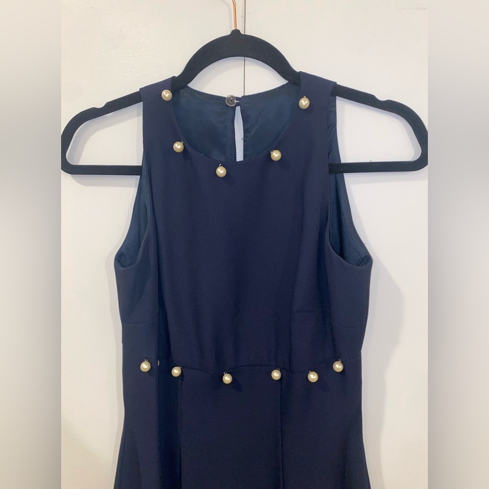 Watters and Watters Blue Pearl midi dress - Picture 2 of 8